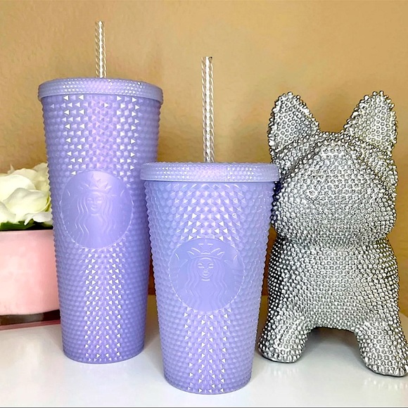 🤍💎NEW Starbucks studded lilac Icy tumbler cup set - Picture 8 of 8